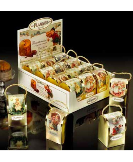 Vendita online panettone Flamigni classico Milano incartato a mano. Shop on-line panettoni artigianali, dolce da forno lievitato