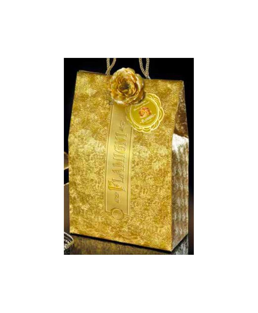 Flamigni - Panettone Glassato con Mandorle - 1000g - BAG LINEA ORO