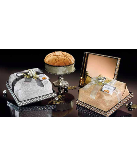 Flamigni - Sugar Iced Panettone - Crystals tray - 1000g