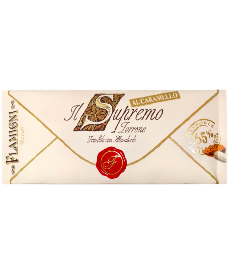 Flamigni - Crumbly Nugat Almonds and Caramel - Supremo - 150g