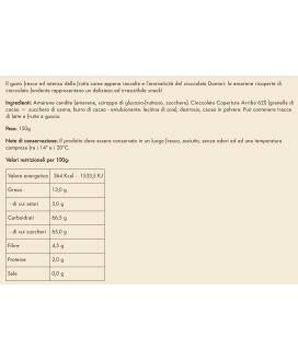 Domori - Apricot covered with dark chocolate - 150g