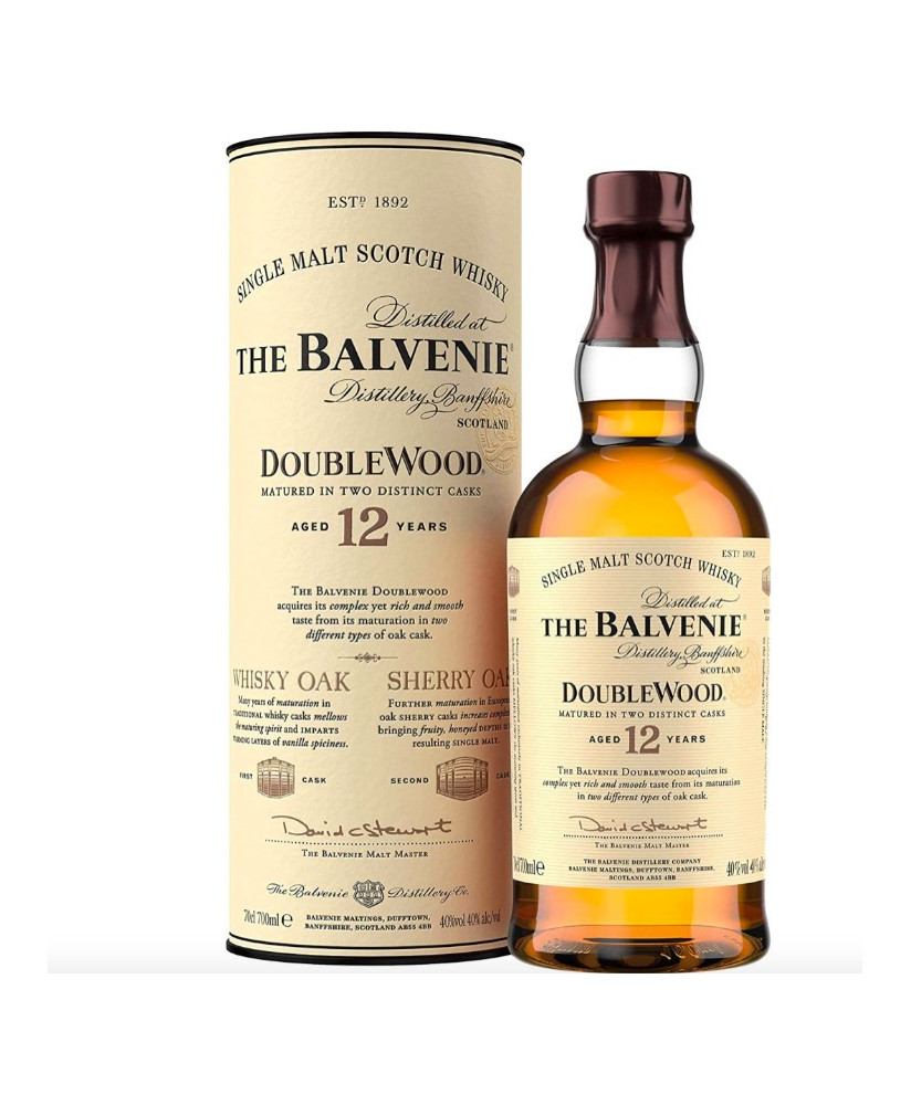 Balvenie - Scotland Single Malt Whisky - Doublewood -  12 anni - Astucciato - 75cl