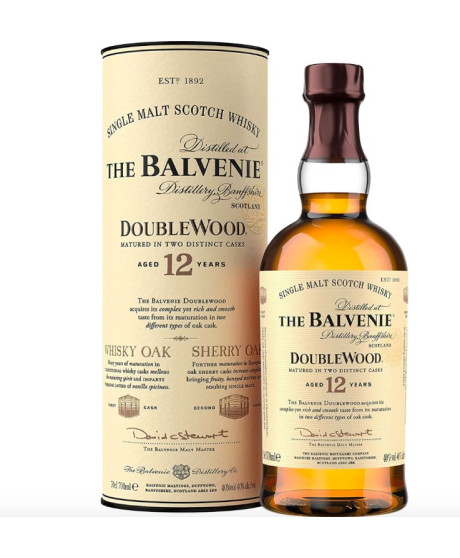 The Balvenie - Scotland Single Malt Whisky - Doublewood -  12 anni - Astucciato - 75cl