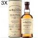 (3 BOTTLES) The Balvenie - Scotland Single Malt Whisky - Doublewood - 12 years - 70cl