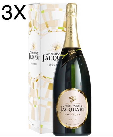 (3 BOTTIGLIE) Jacquart - Brut Mosaique - Champagne - 75cl 