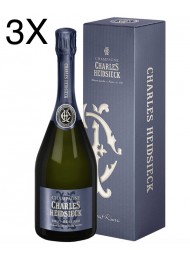 (3 BOTTLES) Charles Heidsieck - Brut Réserve - Champagne - 75cl 