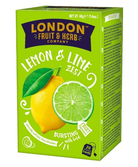 London Fruit & Herb - Lemon and Lime - 20 Sachets