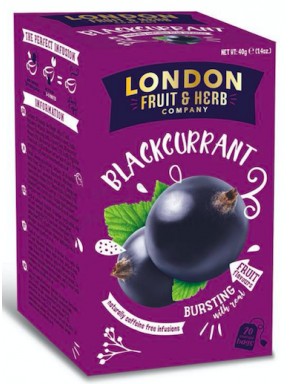 London Fruit & Herb - Blackurrant Bracer - 20 Sachets