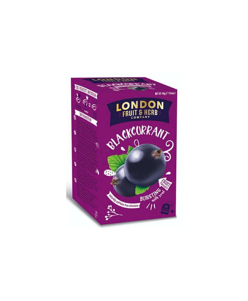 London Fruit & Herb - Blackurrant Bracer - 20 Sachets