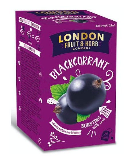 London Fruit & Herb - Blackurrant Bracer - 20 Sachets