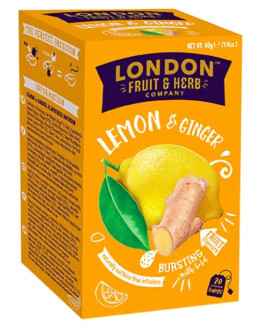 London Fruit & Herb - Lemon and Ginger - 20 Sachets