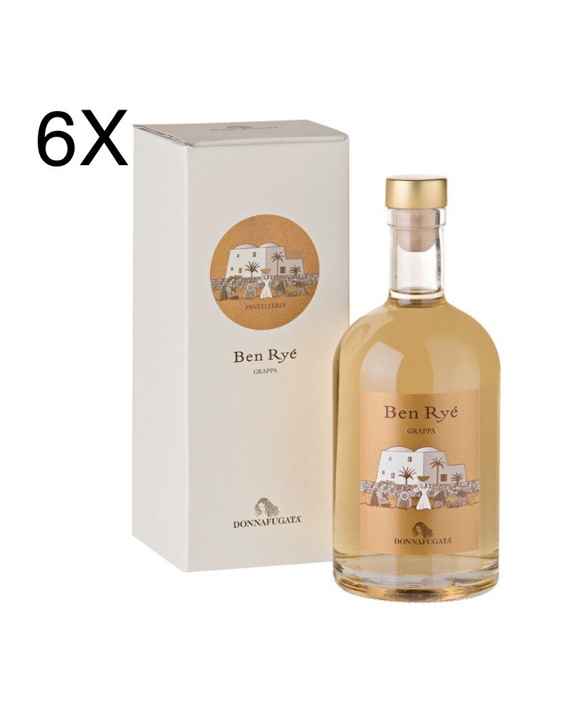 (3 BOTTLES) Donnafugata - Grappa di Ben Rye - 50cl