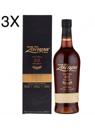 (3 BOTTLES) Zacapa - Solera Gran Reserva - 23 years - 70cl - Gift Box