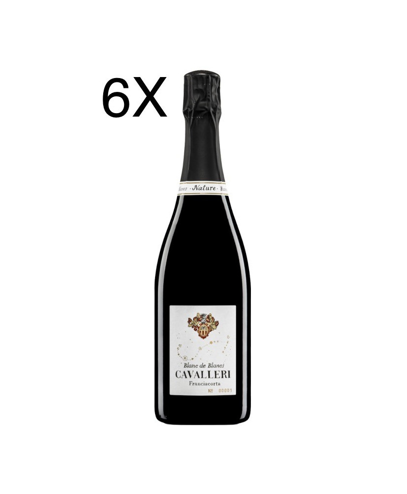 (6 BOTTLES) Cavalleri - Brut Nature - Blanc De Blancs - Franciacorta DOCG - 75cl