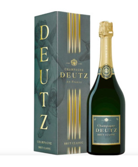 Online sales Champagne Deutz astucciato, quality product. Shop online Deutz Brut Classic Coffret, fine and persistent. French wi