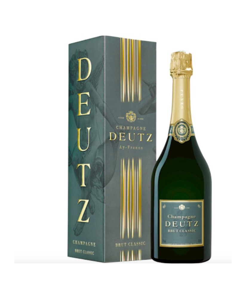 Online sales Champagne Deutz astucciato, quality product. Shop online Deutz Brut Classic Coffret, fine and persistent. French wi