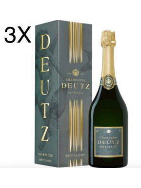 (3 BOTTIGLIE) Deutz - Brut Classic - Champagne - Astucciato - 75cl