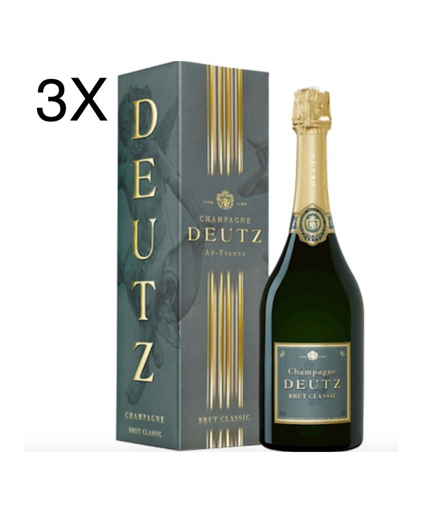 Online sales Champagne Deutz astucciato, quality product. Shop online Deutz Brut Classic Coffret, fine and persistent. French wi