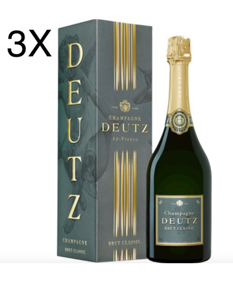 (3 BOTTIGLIE) Deutz - Brut Classic - Champagne - Astucciato - 75cl