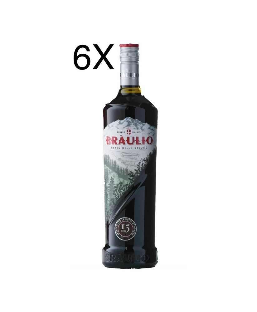 (3 BOTTIGLIE) Braulio - Amaro Alpino - Bormio - 100cl
