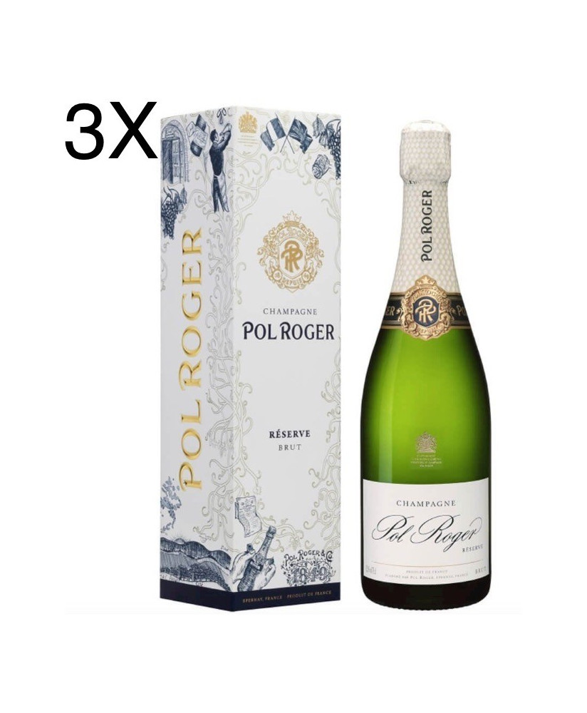 Vendita online Champagne Pol Roger Extra Cuvée de Réserve astucciato. Shop on line Pol Roger al miglior prezzo lo champagne di W