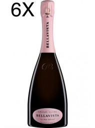 (3 BOTTLES) Bellavista - Grande Cuvée Alma Rosé - Franciacorta Dosaggio Zero Rose' - 75cl