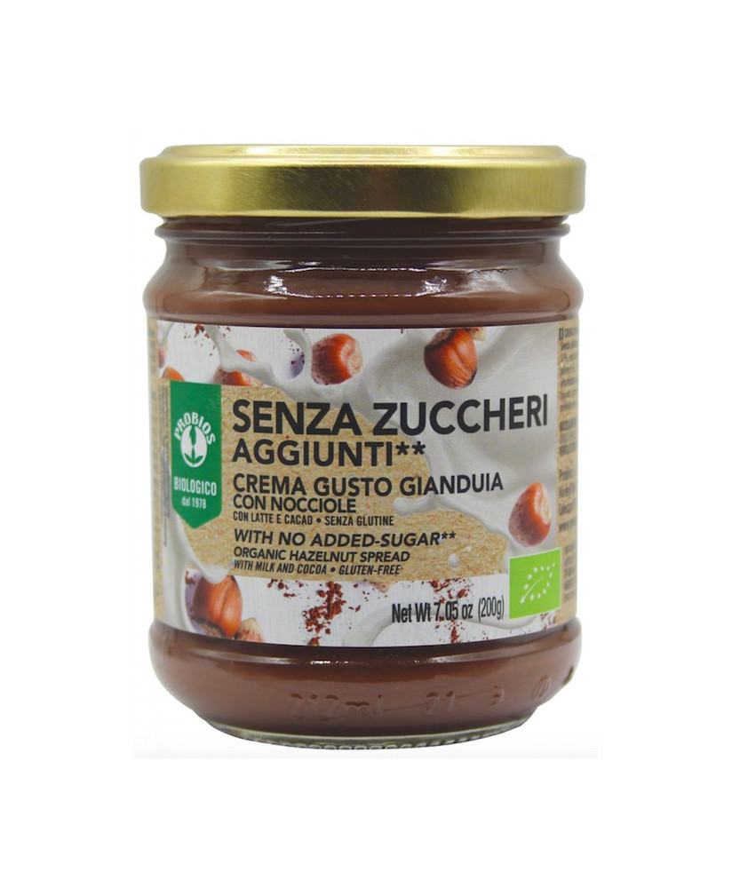 Probios - Crema gusto Gianduja senza zuccheri - 200g