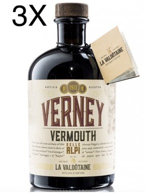 (3 BOTTIGLIE) La Valdotaine - Verney - Vermouth delle Alpi - 100cl - 1 Litro
