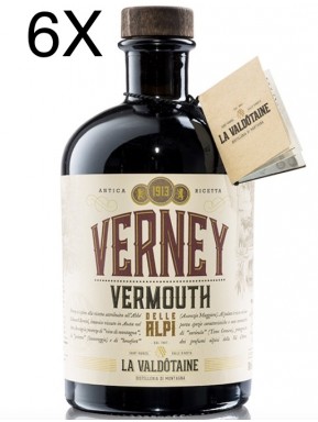 (6 BOTTIGLIE) La Valdotaine - Verney - Vermouth delle Alpi - 100cl - 1 Litro