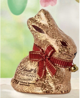 Vendita online Coniglietto Gold Bunny Zebrato Lindt & Sprüngli al Latte (SCONTO 10%). Shop on line Coniglietto di cioccolato a