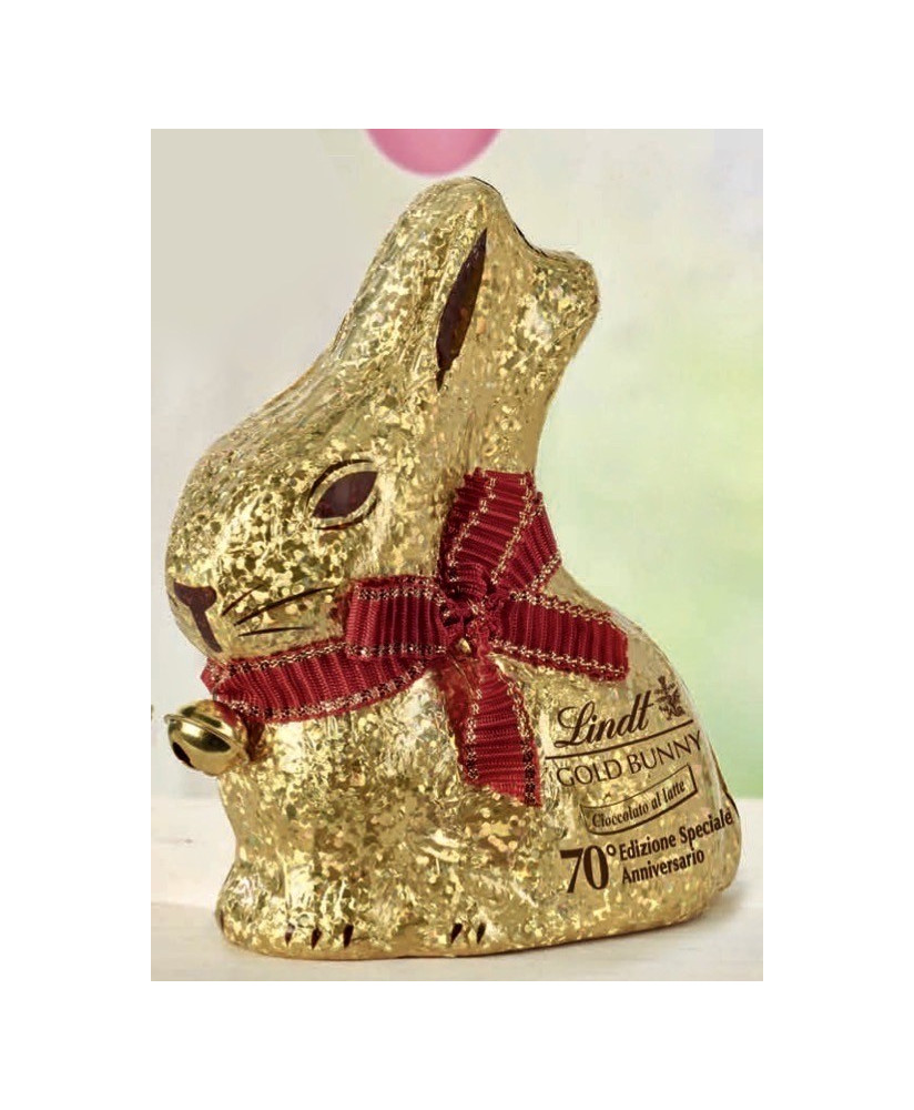 Vendita online Coniglietto Gold Bunny Zebrato Lindt & Sprüngli al Latte (SCONTO 10%). Shop on line Coniglietto di cioccolato a