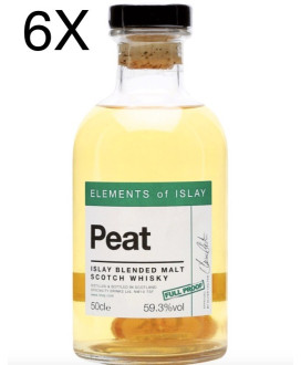 (3 BOTTLES) Elements of Islay - Peat Pure - Full Poof - Blended Scotch Whisky - 50cl