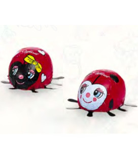 Vendita online cioccolatini a forma di coccinella - Cioccolato al latte. Shop on line cioccolatini al latte a forma di Babbi N