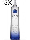 (3 BOTTLES) Ciroc - Vodka Ultra Premium - 70cl