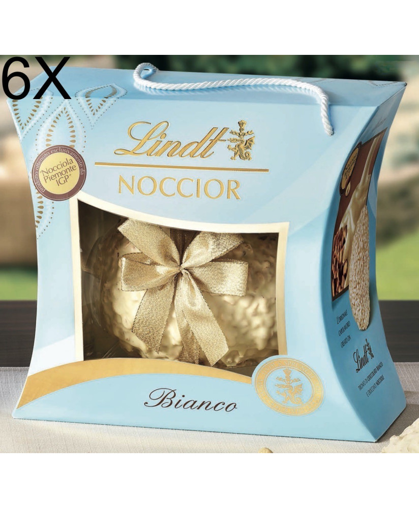 (6 Eggs x 610g) Lindt - Noccior White 