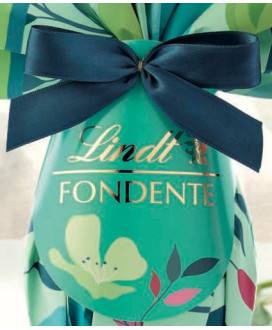 Vendita online Uovo di Pasqua "Flower" fondente Lindt & Sprüngli con Sorpresa, uovo di cioccolato fondente da adulto con sorpres