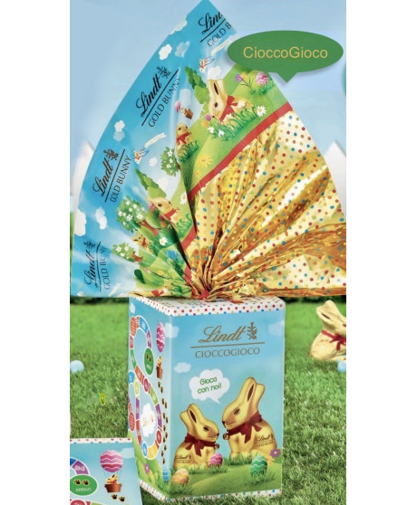 Vendita online Uovo di Pasqua Lindt & Sprüngli linea Happy Pois con Allegre Sorprese, uovo di cioccolato al latte da bambino (SC Vendita online Uovo di Pasqua Lindt & Sprüngli linea Happy Pois con Allegre Sorprese, uovo di cioccolato al latte da bambino (SC