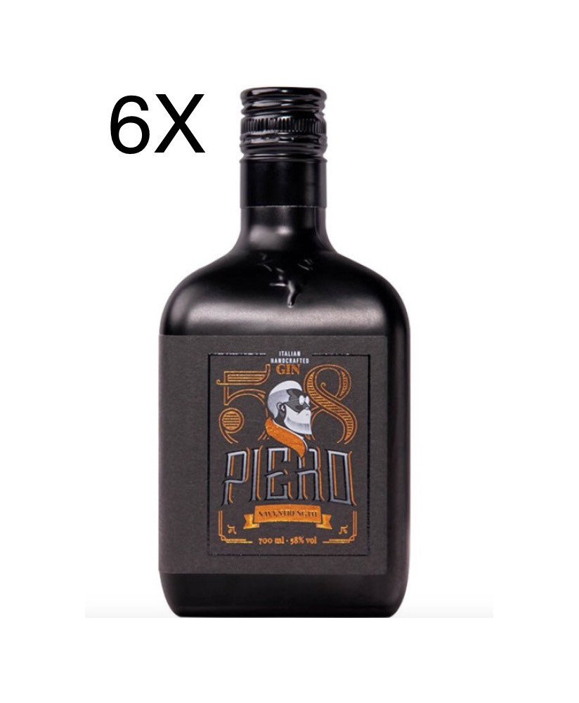 (3 BOTTIGLIE) Piero - 58 - Navy Strength Gin - 70cl
