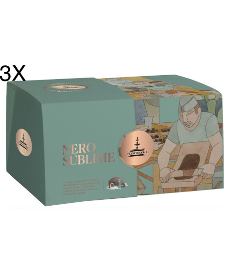 (3 COLOMBE X 1000g) FIASCONARO - COLOMBA NERO SUBLIME (3 COLOMBE X 1000g) FIASCONARO - COLOMBA NERO SUBLIME