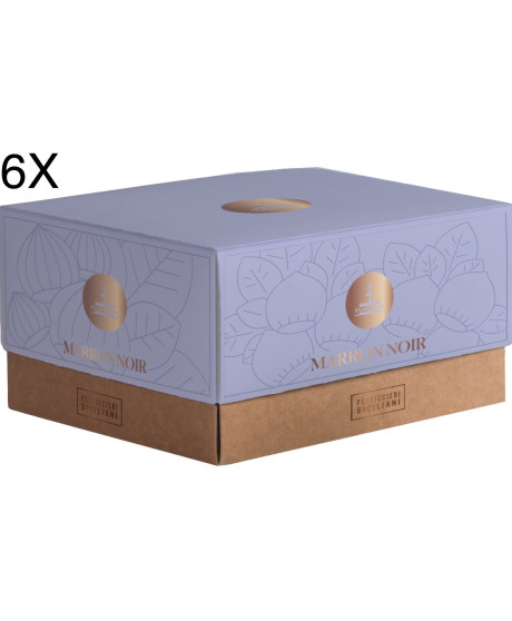 (6 COLOMBE X 1000g) FIASCONARO - COLOMBA MARRON NOIR (6 COLOMBE X 1000g) FIASCONARO - COLOMBA MARRON NOIR