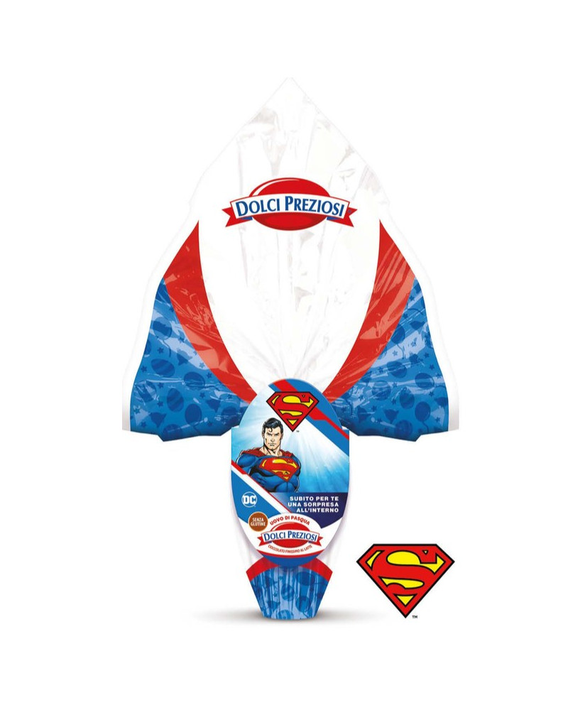 Dolci Preziosi - Superman - Uovo di Pasqua - Cioccolato al Latte - 280g