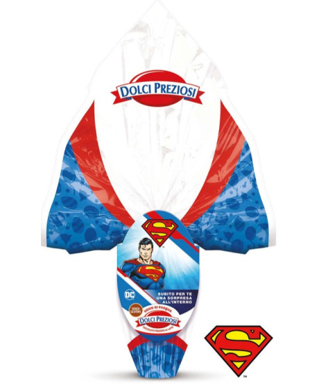 Dolci Preziosi - Superman - Uovo di Pasqua - Cioccolato al Latte - 280g