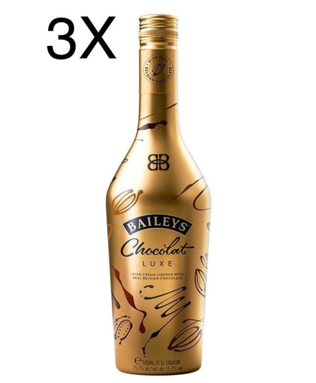 (3 BOTTLES) Baileys - Chocolat Luxe - 50cl