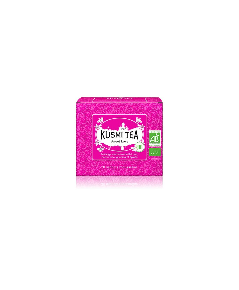 Vendita online sweet love Kusmi Tea in filtri. Tè Francese di qualità. Shop on-line
