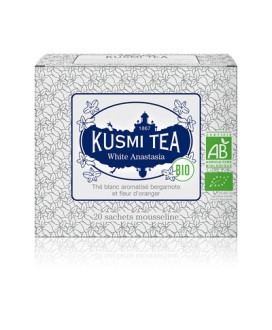 Shop online White Anastasia Kusmi Tea in sachets. Tea French purifying quality teas. online shop Kusmi Tea Price