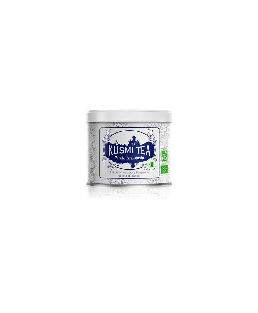 Shop online White Anastasia Kusmi Tea in sachets. Tea French purifying quality teas. online shop Kusmi Tea Price