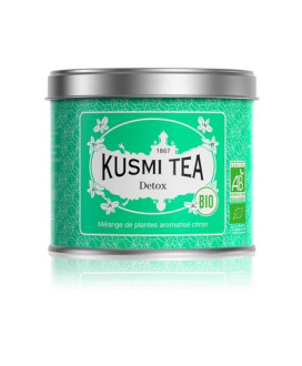 Vendita online Detox in foglie sfuso Kusmi Tea in scatola di metallo. Tè di qualità sfuso. Shop on-line ginger Thé