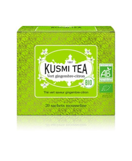 Kusmi Tea - Ginger Lemon Green Tea - Bio - 20 Sachets - 40g