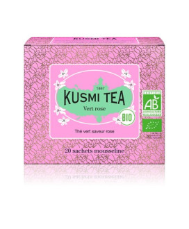 Kusmi Tea - Tè Verde alla Rosa - Bio - 20 Filtri - 40g