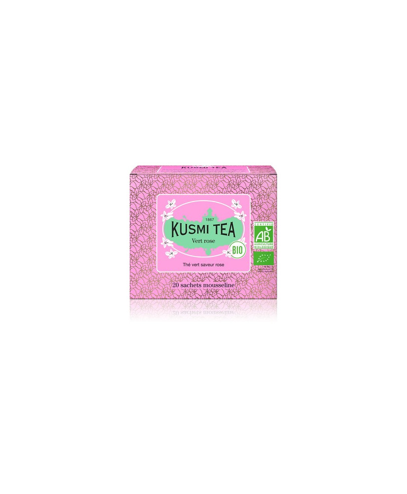 Kusmi Tea - Tè Verde alla Rosa - Bio - 20 Filtri - 40g